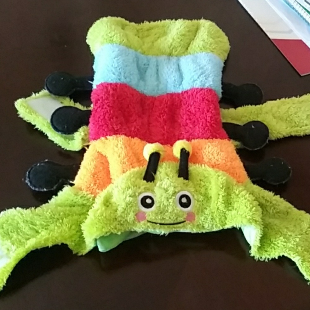 Caterpillar dog costume!